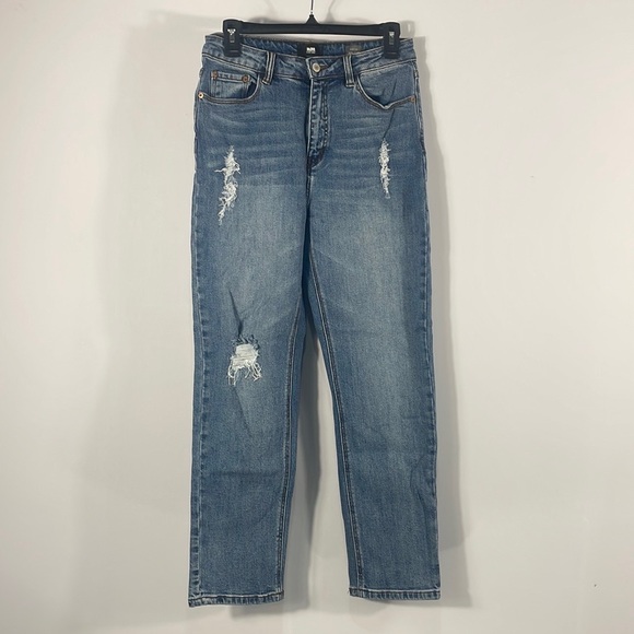 I & M Black Label High Rise Blue Denim Jeans, size 9, Mom Jeans, - Picture 12 of 12